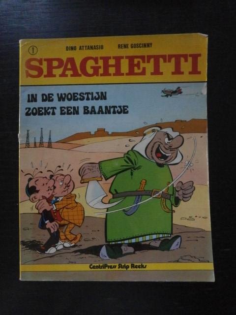 Dina Attanasio René Goscinny - Spaghetti in woestijn / zoekt een baanjte. Spaghetti 1