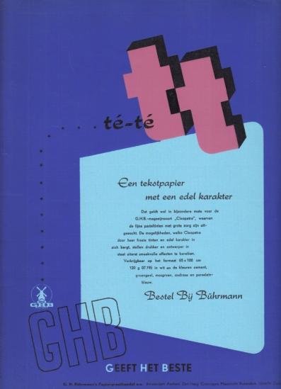 PLATVOET, Nan - Tété. Technisch Tijdschrift voor de Grafische Industrie. 3 nummers van de 5e jaargang,