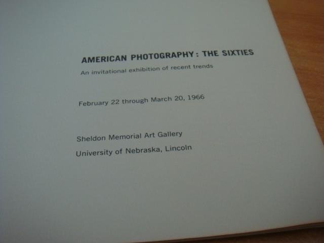 divers - American photography the sixties - an invitational exhibition of recent trends