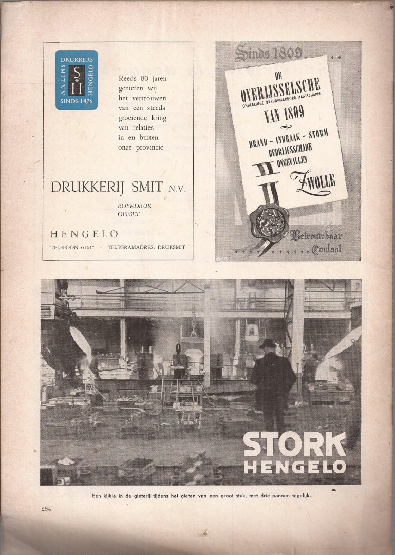  - Zwolle-Nummer. De Mars Maandblad van en voor Overijssel 1955.