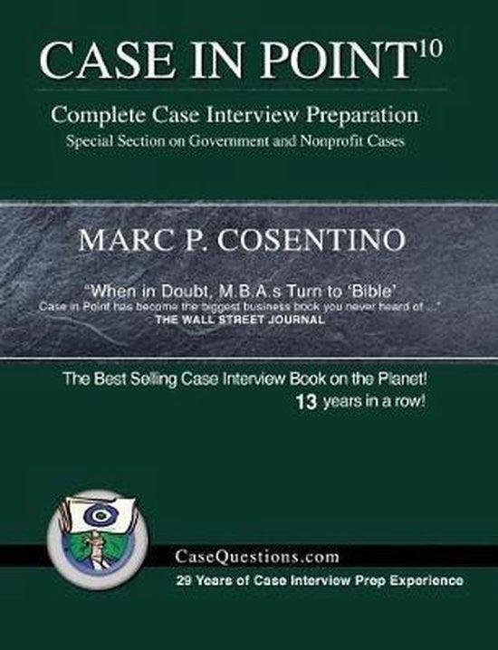Marc P Cosentino - Case in Point 10