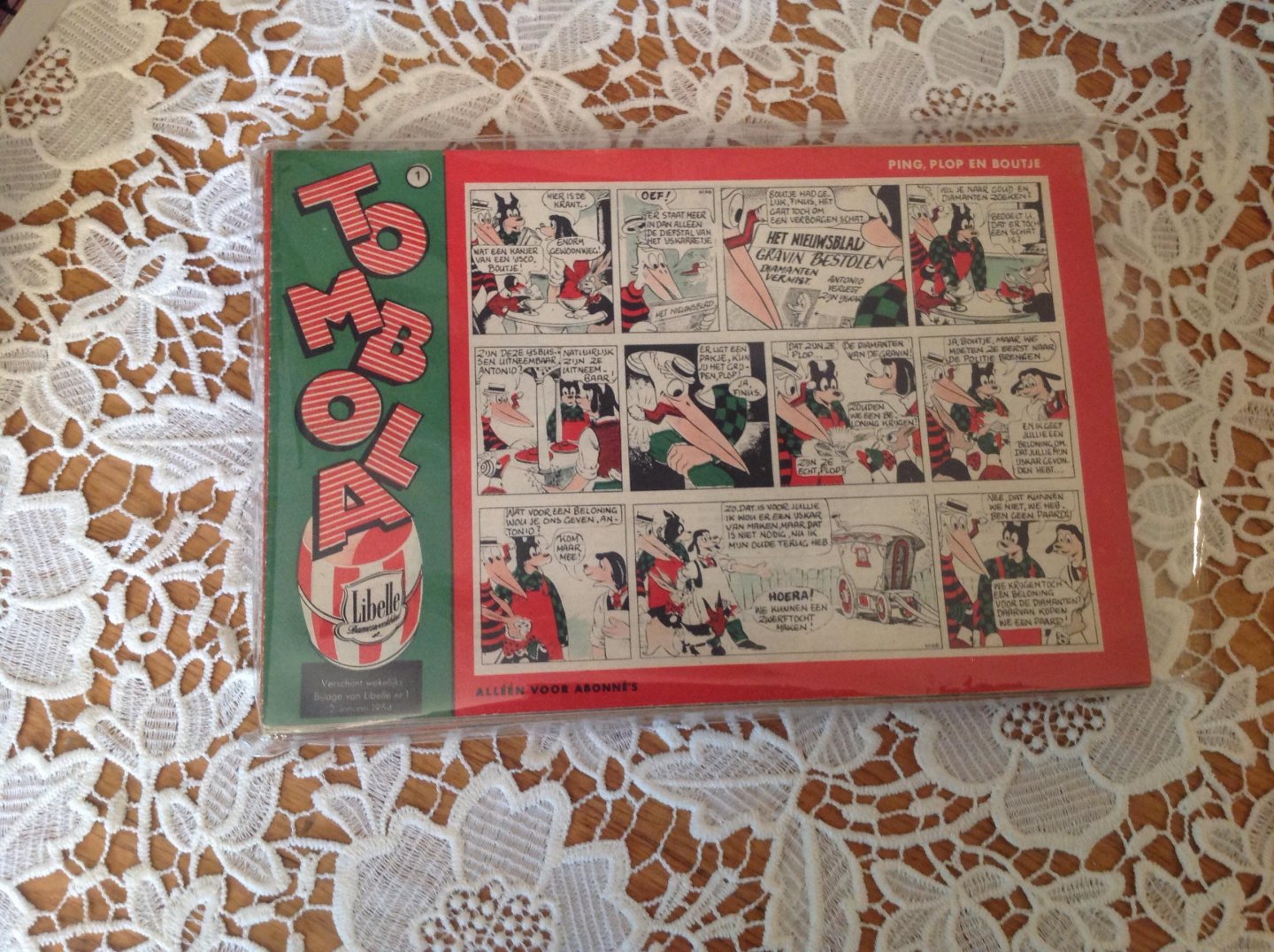  - Tombola Libelle Kinderstrips 1954 complete set