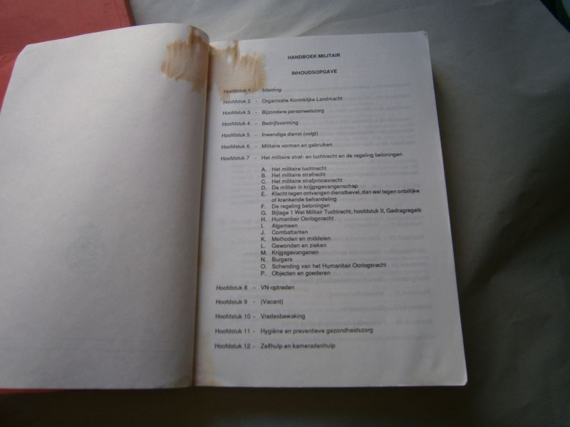  - Handboek KL militair Deel 1 en 2