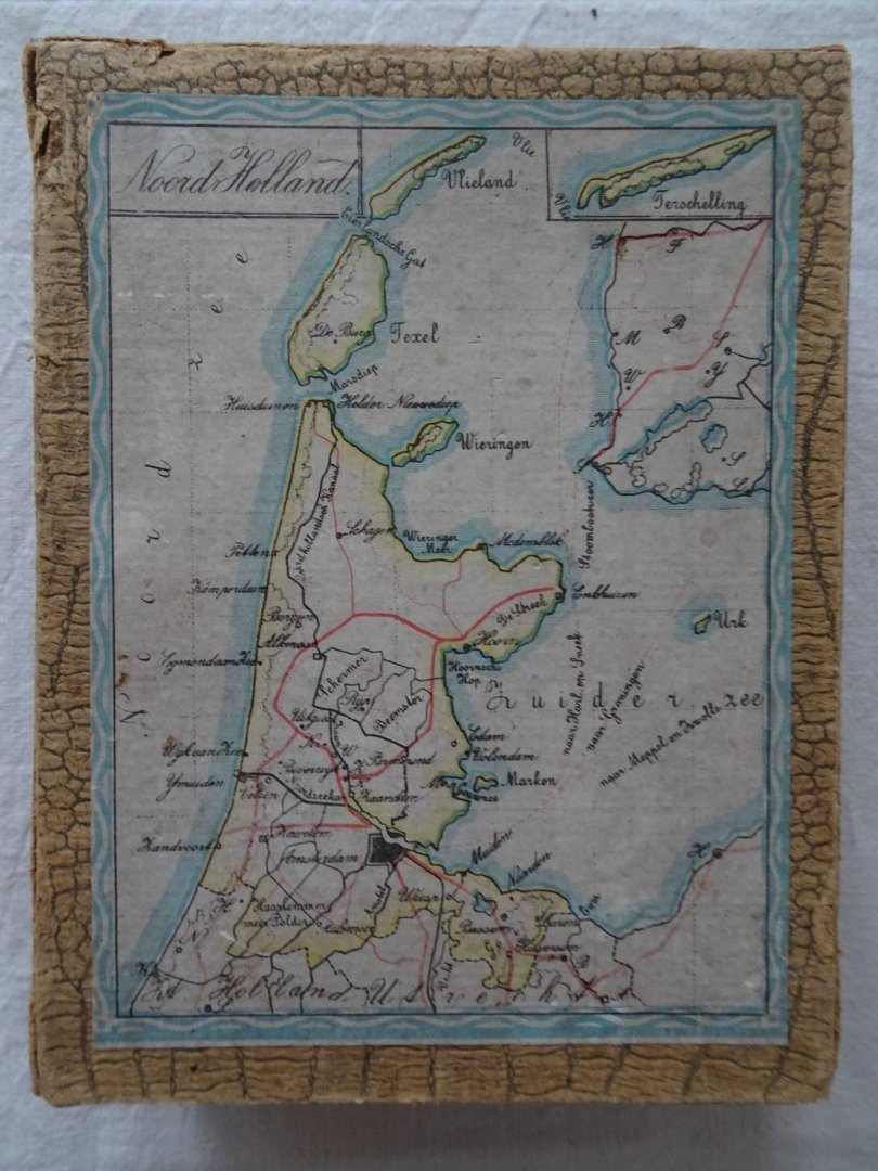 N.n.. - Blokken-kaart van Nederland (Puzzel)