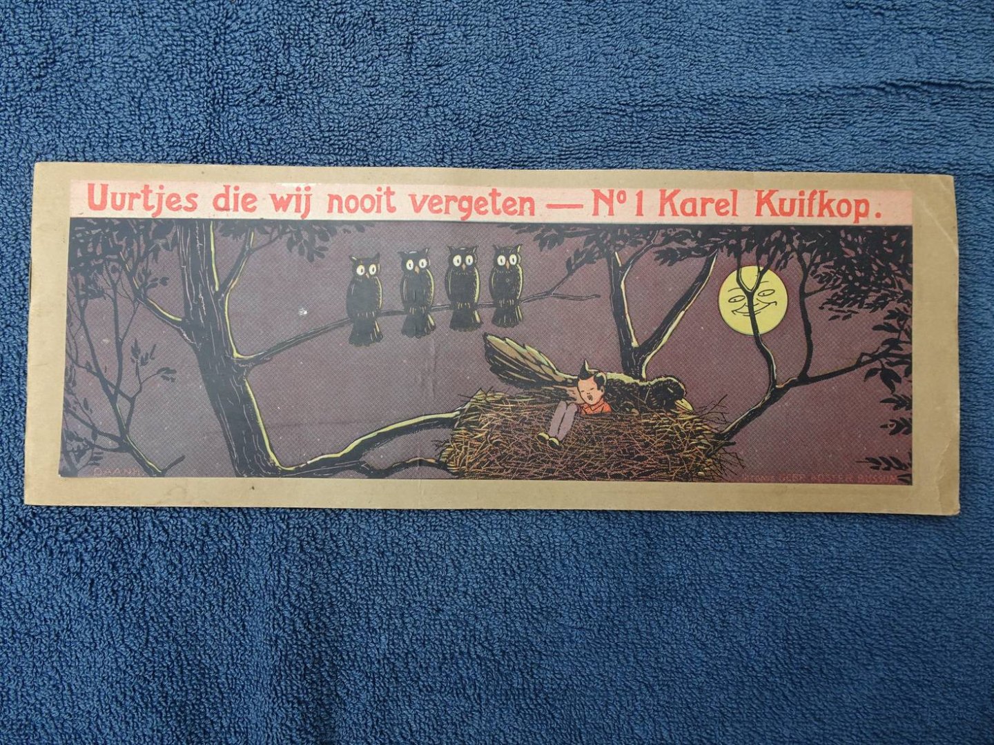 Doorenbos, Clinge & Daan Hoeksema. - Uurtjes die wij nooit vergeten. No. 1. Karel Kuifkop.