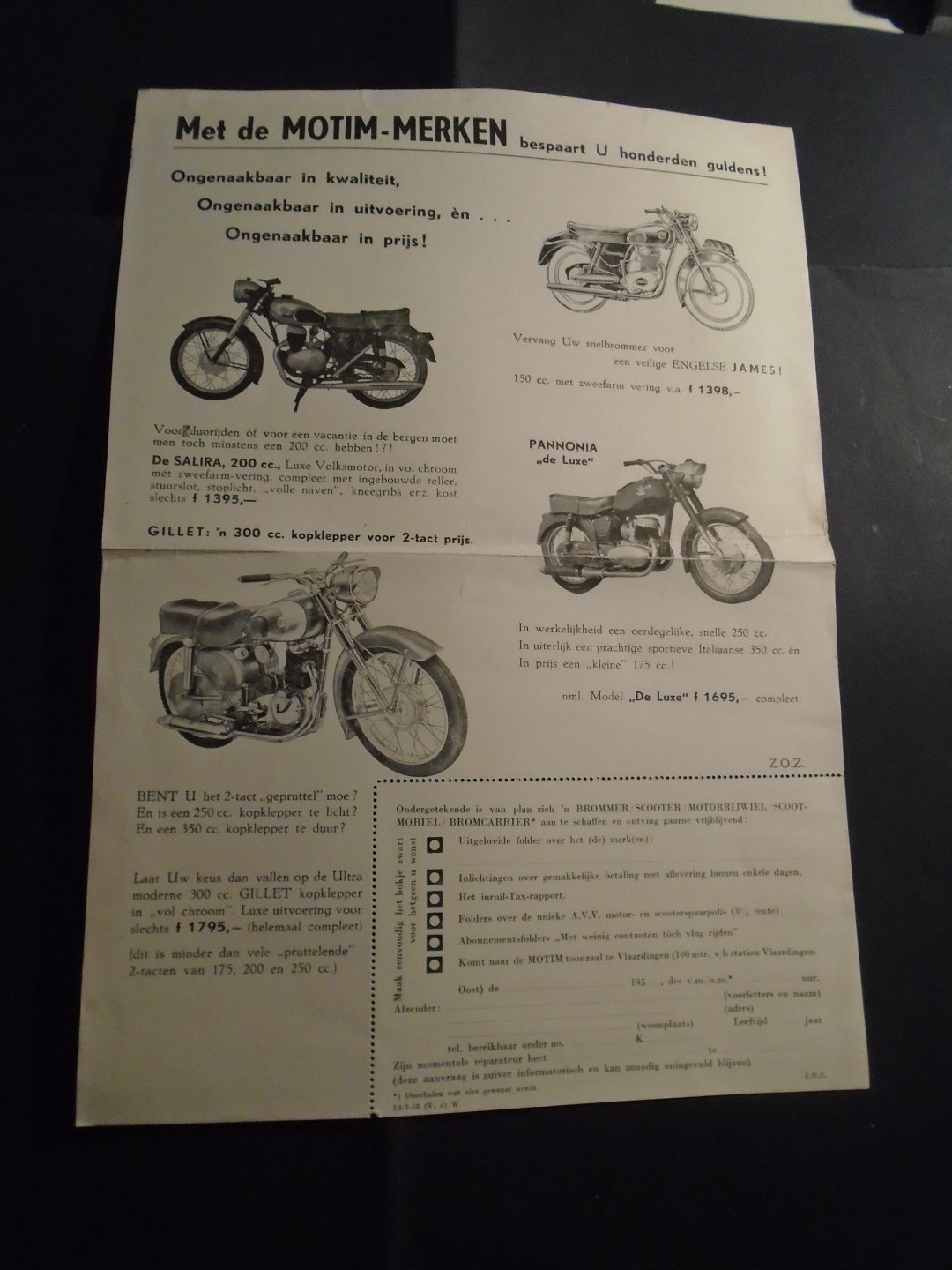N.v.t. - Met de Motim-merken bespaart u honderden guldens. Flyer