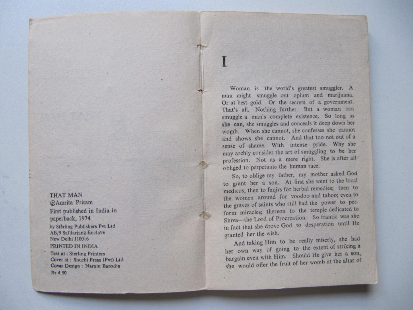 Amrita Pritam - That Man