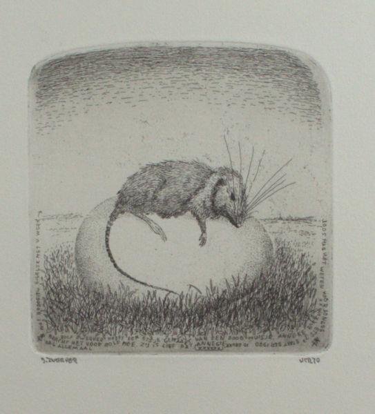 Zwerver, Dolf. - Muis op ei.