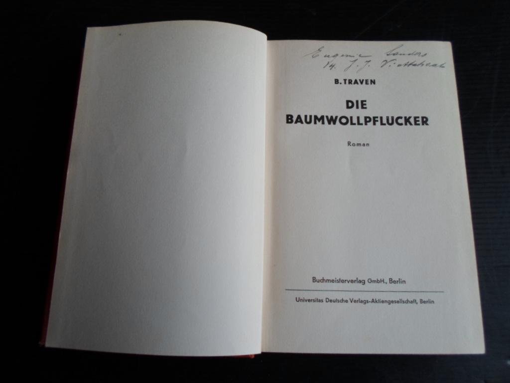 Traven, B. - Die Baumwollpflücker, Roman