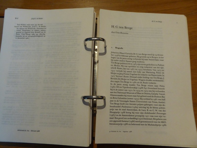 Boomsma, Graa - H.C. ten Berge (uit: Kritisch Literatuur Lexicon)