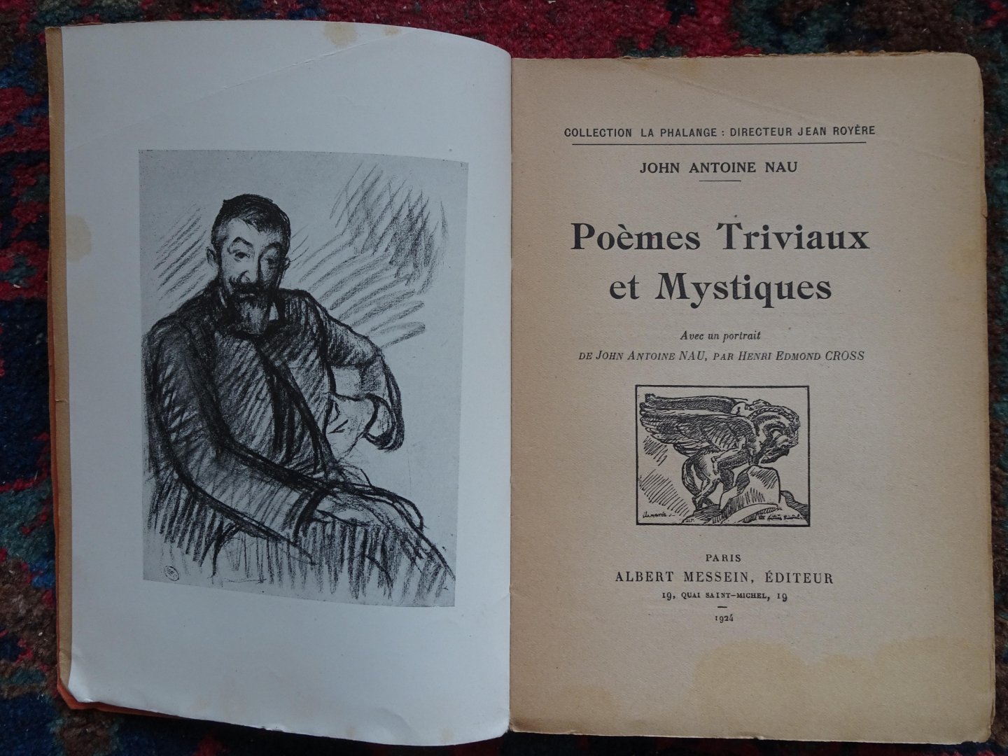 Nau, Jean-Antoine - POÈMES TRIVIAUX ET MYSTIQUES