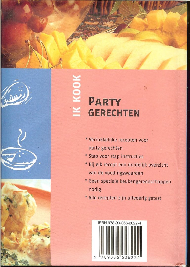Vertaling Concorde Vertalingen B.v. Ontwerp en Layout Minkowsky - Partygerechten - Ik Kook  ..  Met Originele Recepten