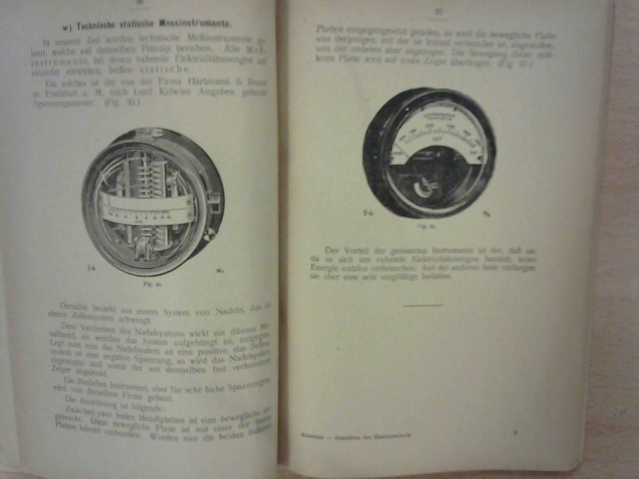 Kraetzer Dr. A. / neu bearbeitet von W. Dollinger - Grundiss der Elektrotechnik, zweite auflage, Erster Teil mit 88 Abbildungen
