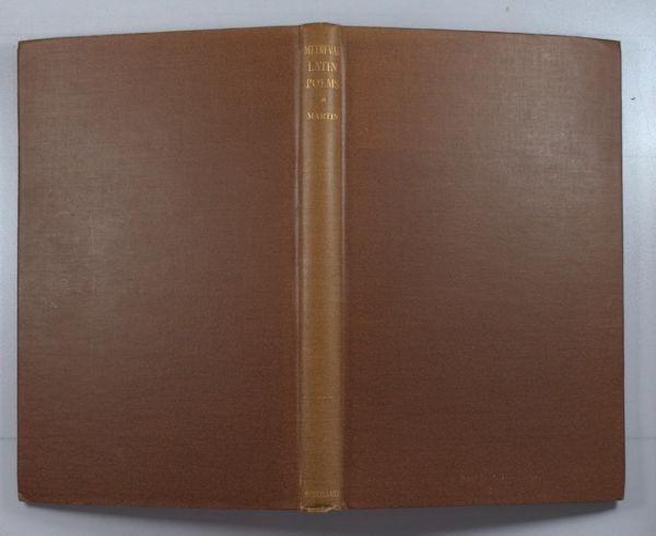 Martin, Edward James (ed.). - Twenty-one Medieval Latin Poems.