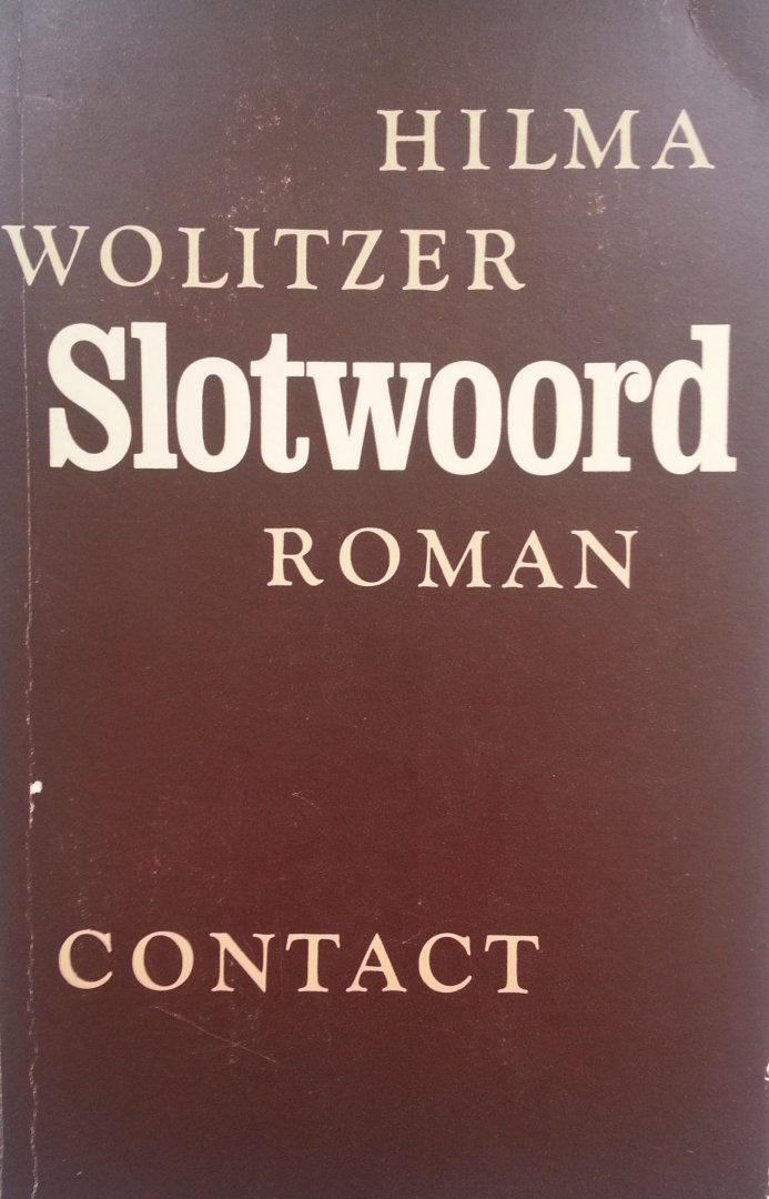 Wolitzer, Hilma - Slotwoord