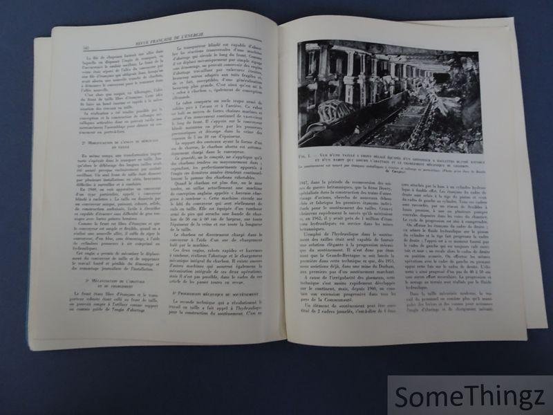 Epstein, Edmond (edit). - Revue française de l'énérgie. L'industrie charbonnière d'Europe Occidentale.