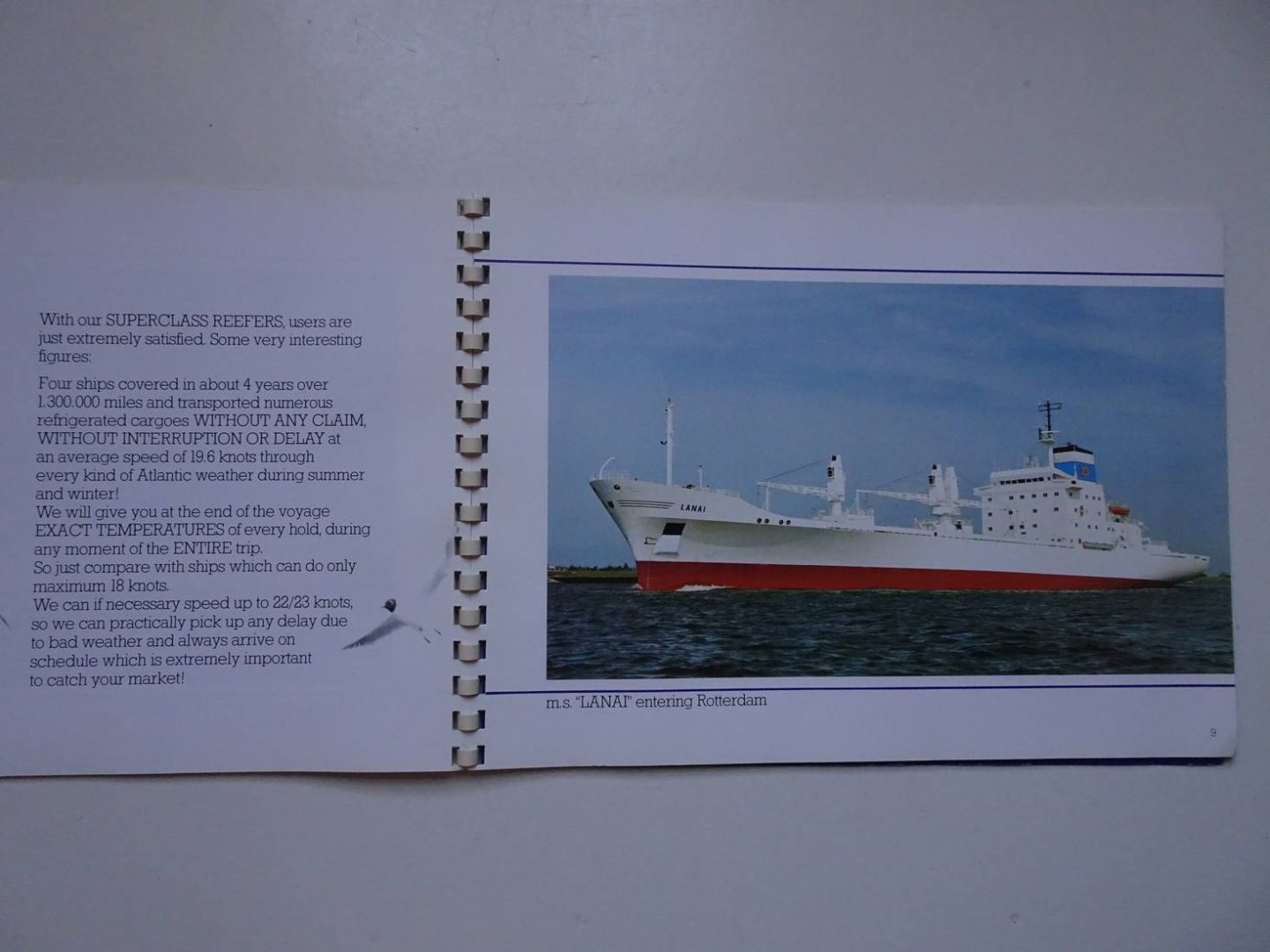 N.n.. - Dammers & van der Heide Rotterdam. Quality and Reliability in more than 30 years Reefer-Trade.