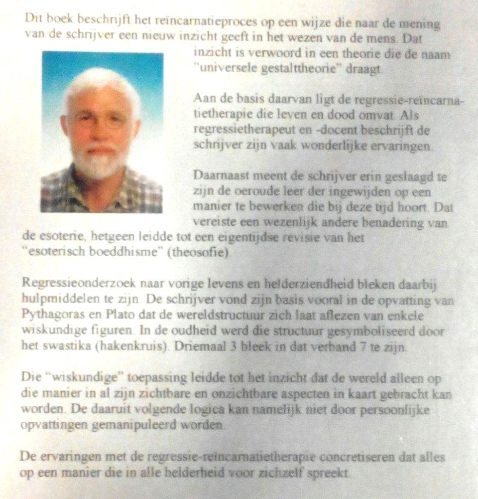 Maas , Peter . - De Dood .  Het Achterhaalde Einde . ( Onderzoek naar de samenhang van leven en dood . ) Een nieuwe visie op het reincarnatieproces .