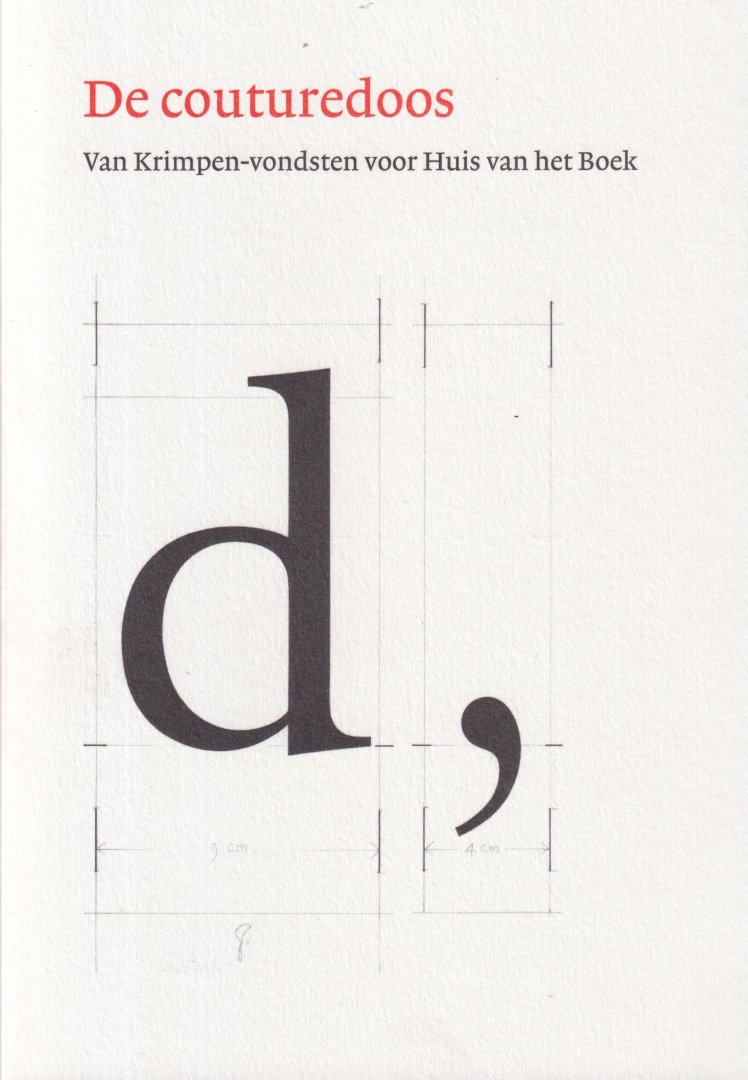 Snijders, P. & Marieke van Delft - De couturedoos: Van Kimpen-vondsten voor Huis van het Boek