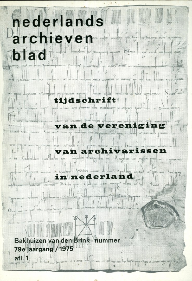 diverse auteurs - nederlands archieven blad-Bakhuizen van den Brink-nummer