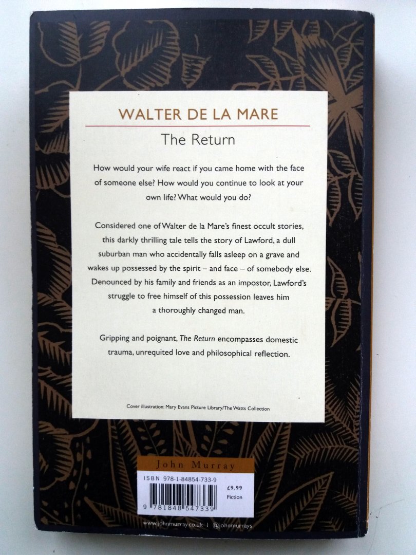 Mare, Walter de la - The Return (ENGELSTALIG)