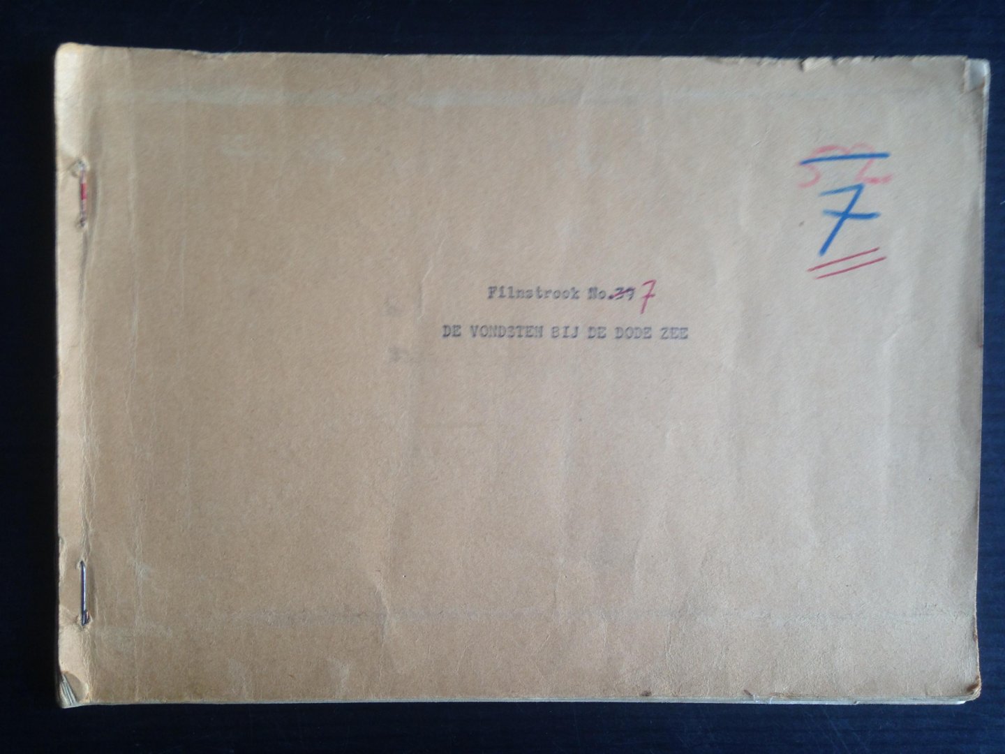  - De vondsten bij de dode zee, Filmstrook no 7