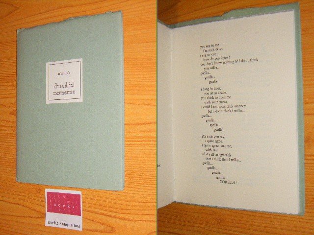O'Reilly, Peaches - Dreadful nonsense, On some dreadfully important topics [signed - gesigneerd]