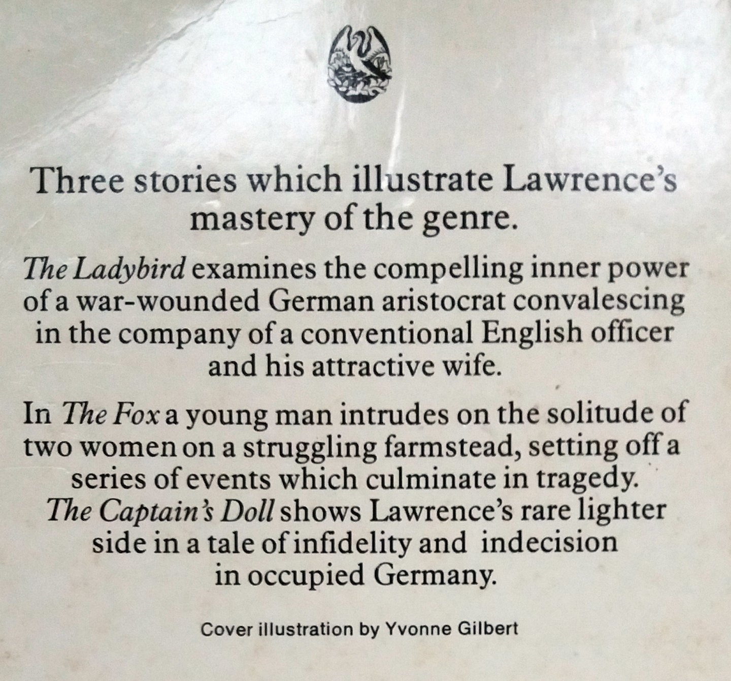 Lawrence, D.H. - Three Novellas (The Ladybird - The Fox - The Captain's Doll) (ENGELSTALIG)