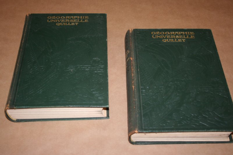 M. Maurice Allain - Géographie Universelle Quillet -- Physique-Économique-Humaine -- Le Monde Francais (2 delen)