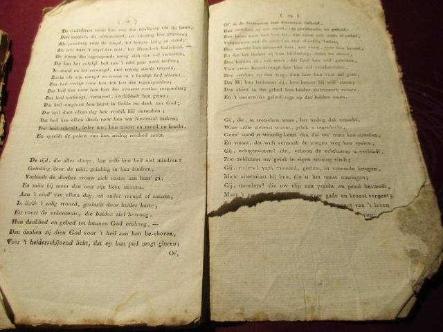  - Tafereel van een gelukkig burger-gezin. Dichtstuk