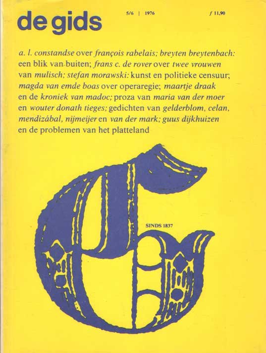 Constandse, H. Mulisch e.a. (redactie), A.L. - De Gids. Algemeen Cultureel Maandblad. Honderdnegenendertigste jaargang, 1976 no. 6