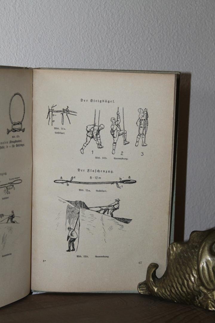 NIEBERL, Franz - Das Gehen auf Eis und Schnee. Von Franz Nieberl unter Mitwirkung von Karl Blodig. Mit Zeichnungen von Prof. Zellner.