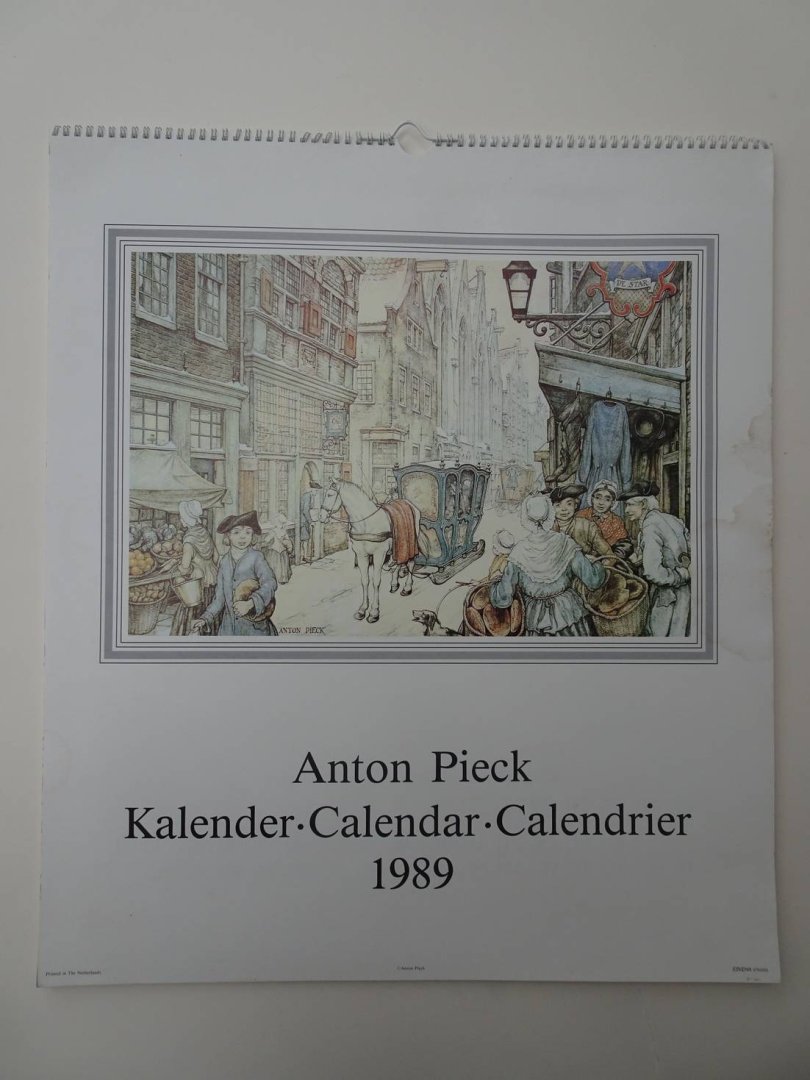 Pieck, Anton - Anton Pieck Kalender/ Calendar/ Calendrier 1989.