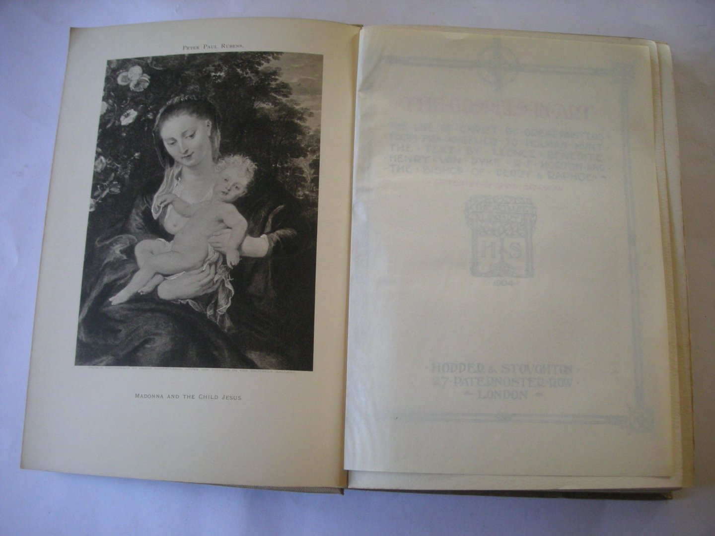 Benedite, L. / Dyke, H.van / Chadwick,G.A. / Horton, R.F., and the bishop of Derry, text / Shaw Sparrow, W., ed. - The Gospels in Art. The Life of Christ by great painters, from Fra Angelico to Holman Hunt