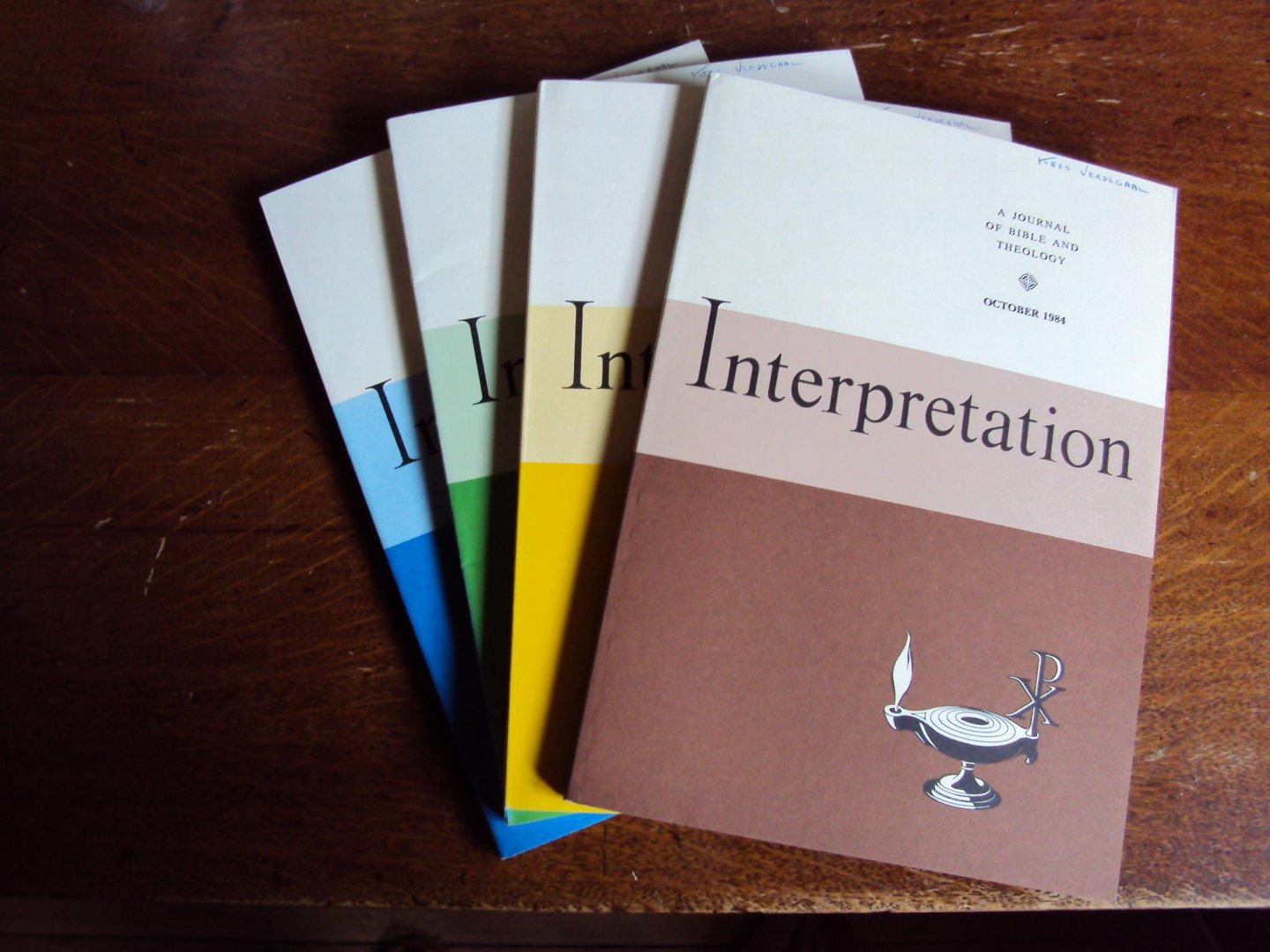  - Interpretation. A Journal of Bible and Theology, Vol. XXXVIII nos. 1-4