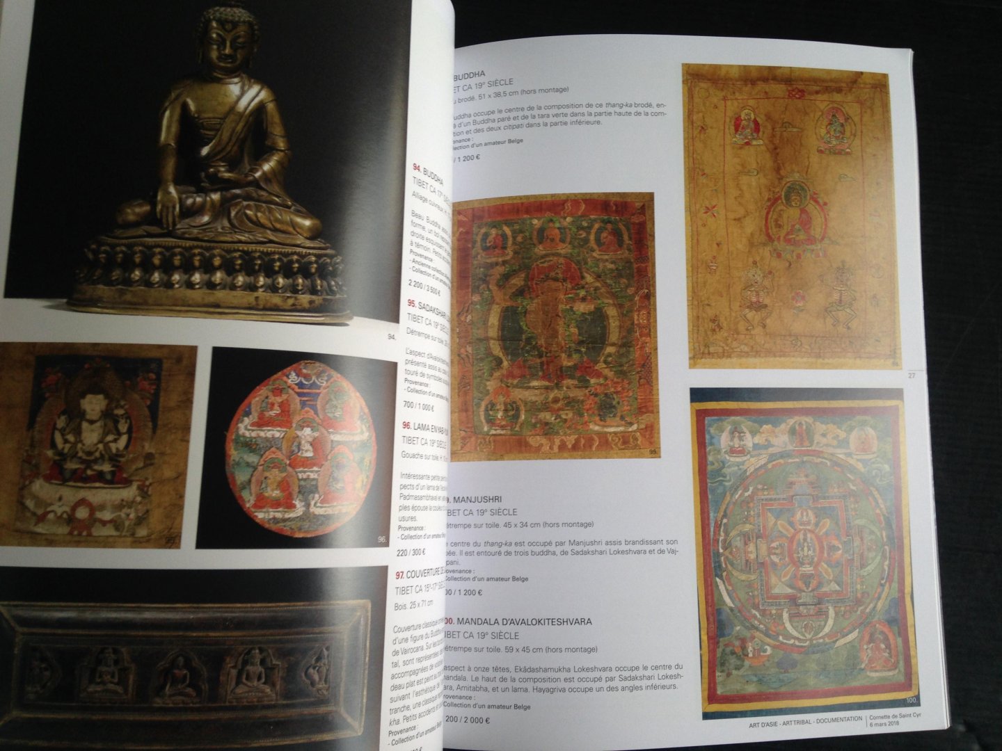 Catalogus Cornette de Saint Cyr - Arts d‘Asie -Art Tribal-Documentation