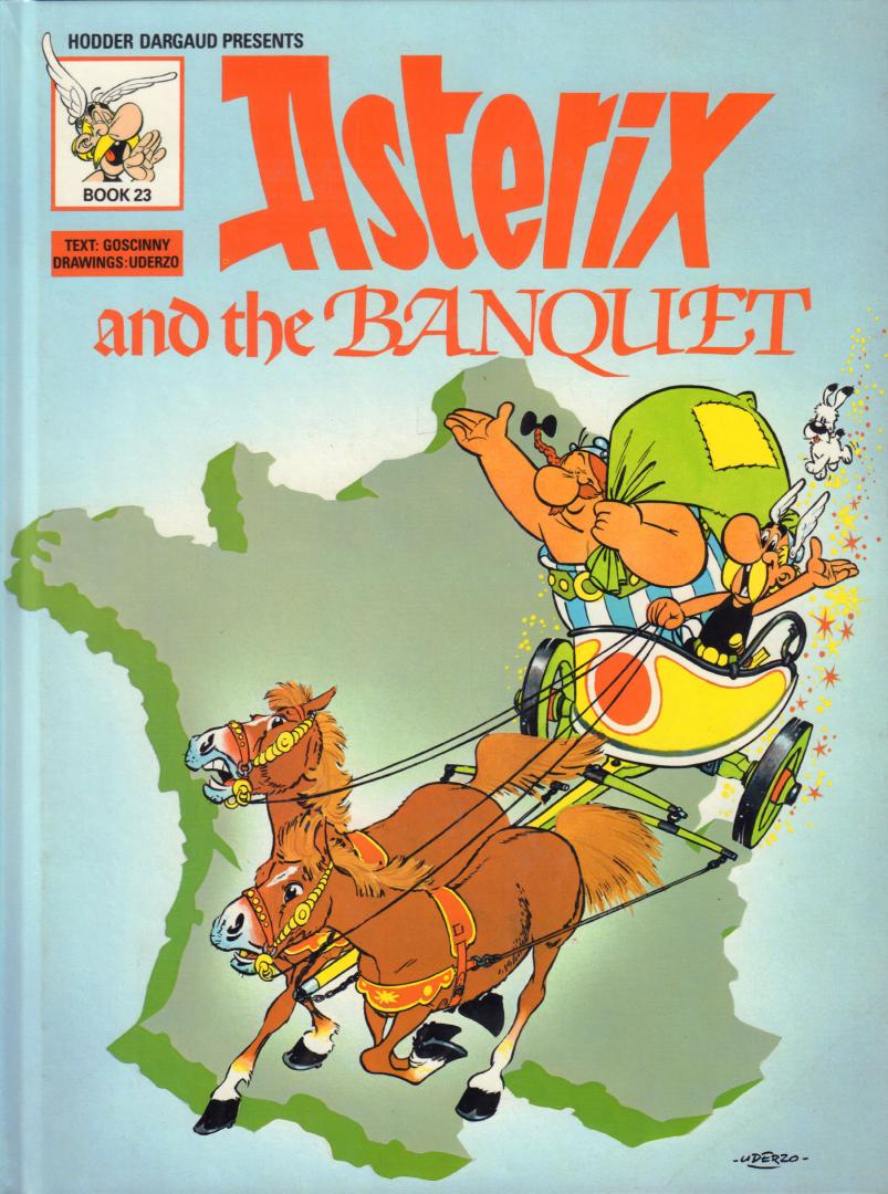 Gosginny / Uderzo - ASTERIX BOOK 23 - ASTERIX AND THE BANQUET, hardcover, gave staat
