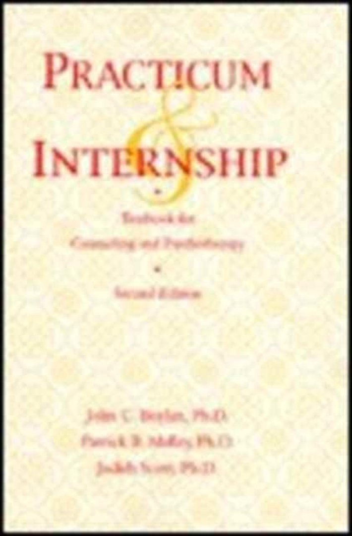 Practicum And Internship Textbook For Counseling And Psychotherapy