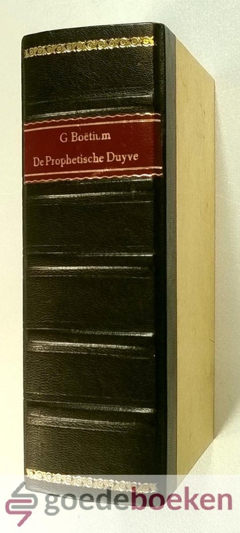 BoÃ«tium, George - De Prophetische Duyve Met een Olijf- axken, 2 delen compleet --- Dat is: troostelijcke en leersame Bedenckingen over het eerste en tweede Capittel der Propheten Jona