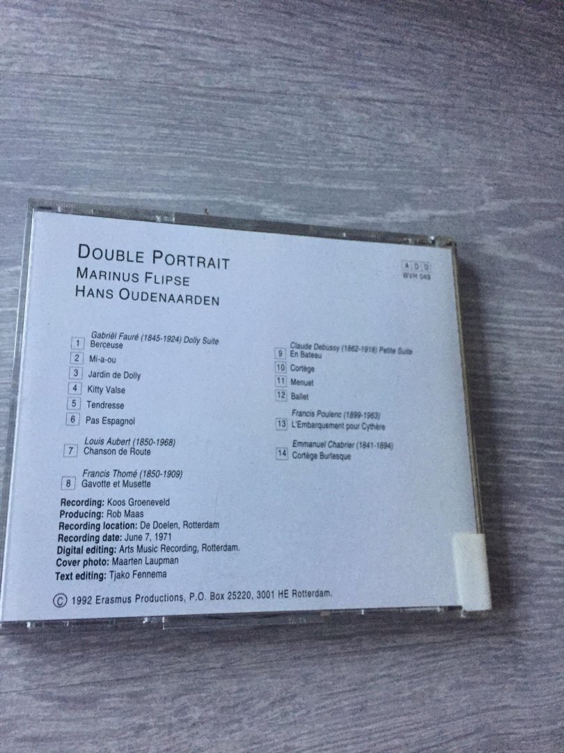 Marinus Flipse,Hans Oudenaarden - Double Portrait