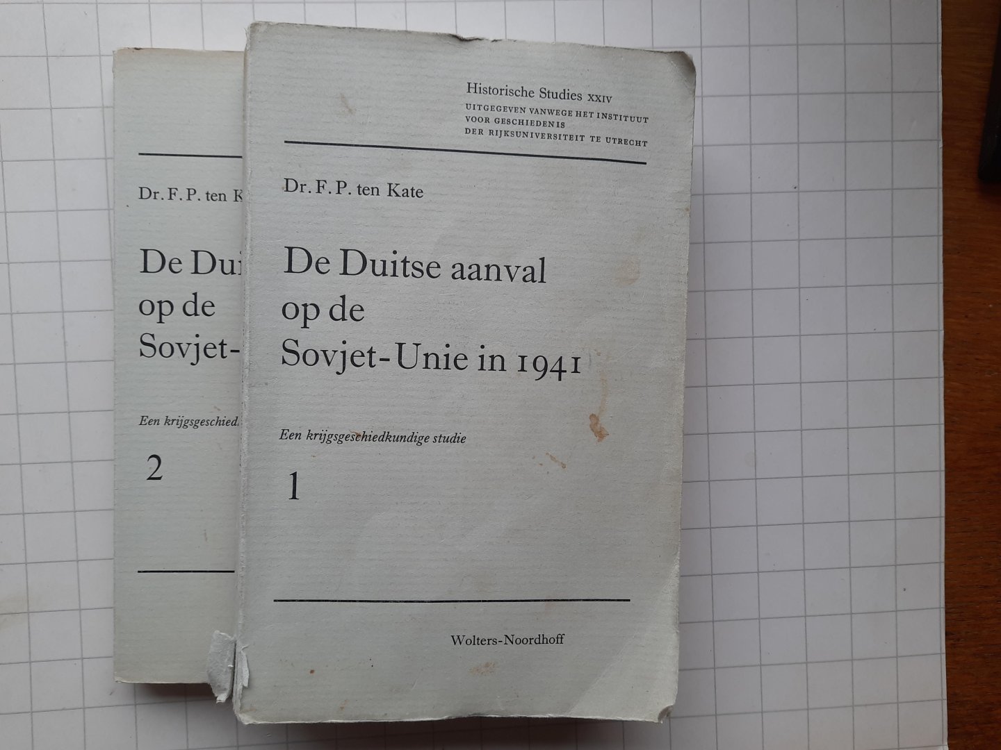 F.T. P ten Kate - De Duiste aanval op Sovjet UNie in 1942