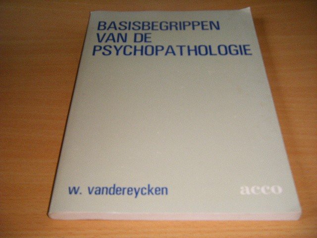 W. Vandereycken - Basisbegrippen van de psychopathologie