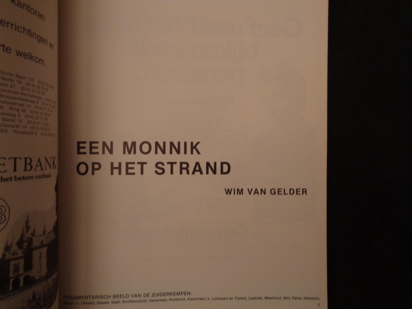 wim van gelder - een monnik op het strand