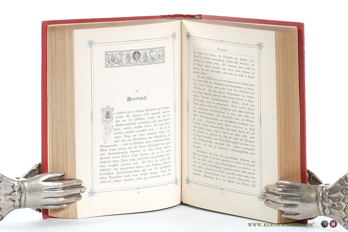 Ebhardt, Franz. - Der gute Ton in allen Lebenslagen. Ein Handbuch für den Vekehr in der Familie, in der Gesellschaft und im öffentlichen Leben. Fünfzehnte neu durchgesehene Auflage.