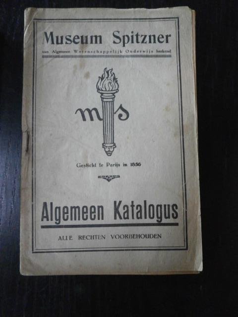  - Museum Spitzner. Algemeen Katalogus