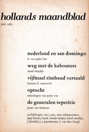 K.L. Poll (redactie) - Hollands Maandblad 215, juni 1965, 8e jaargang