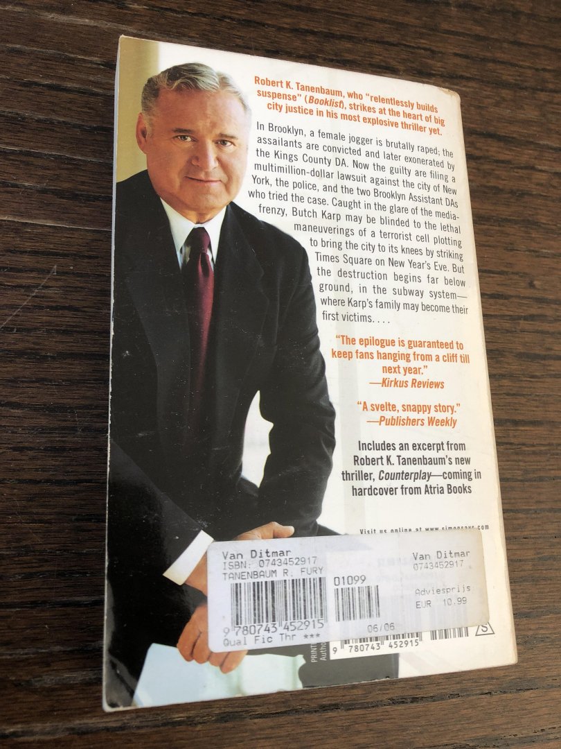 Tanenbaum, Robert K. - Fury