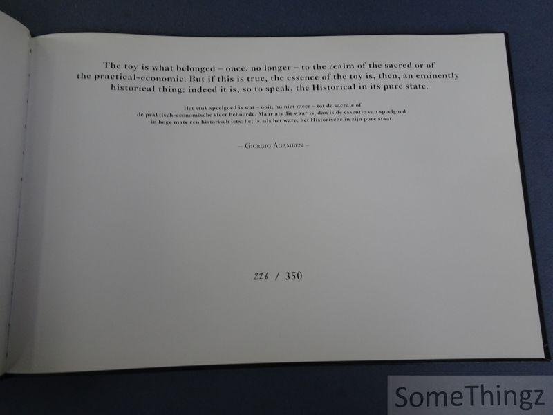 Sarah Vanagt (photogr.) and Giorgio Agamben (text). - Once No Longer - Sarah Vanagt. [Nr. 226 of 350 copies - dvd included]