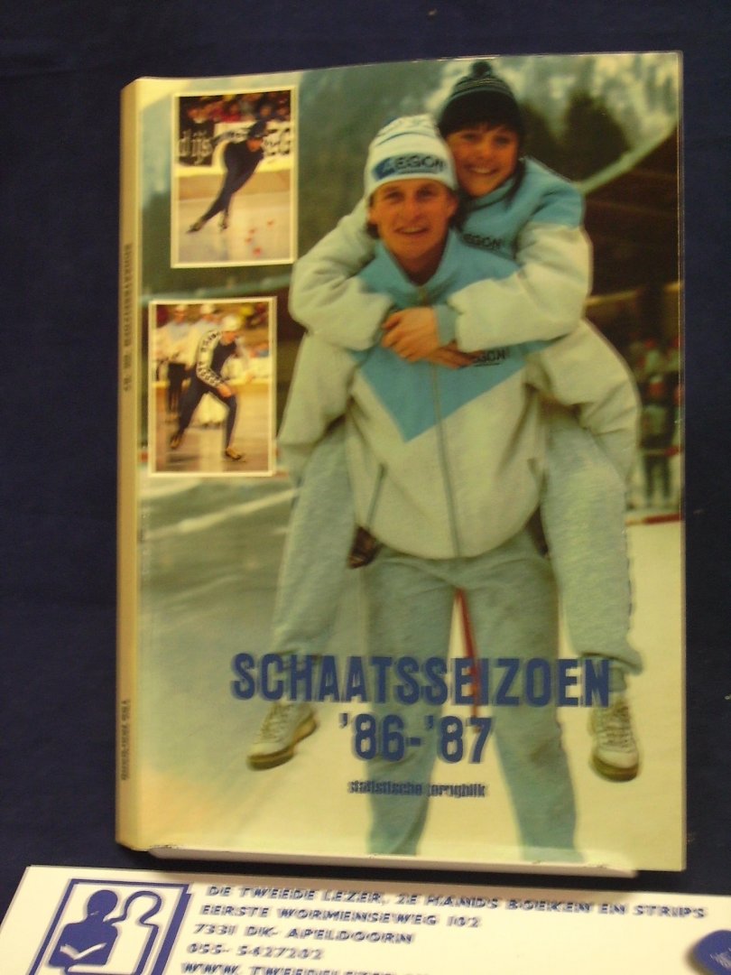 Bijlsma, Hedman, Ton Dekkers, Arie van Erk, Hans Niezen, e.a. - Schaatsseizoen '86-'87 ,statistische terugblik, 15e jaargang