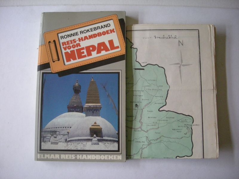 Rokebrand, Ronnie. - Reis-handboek voor Nepal (Kathmandu Valley kaart erbij)